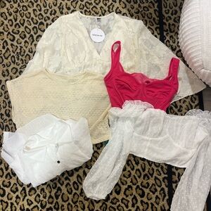 NEW SHEIN Bundle of 5 tops